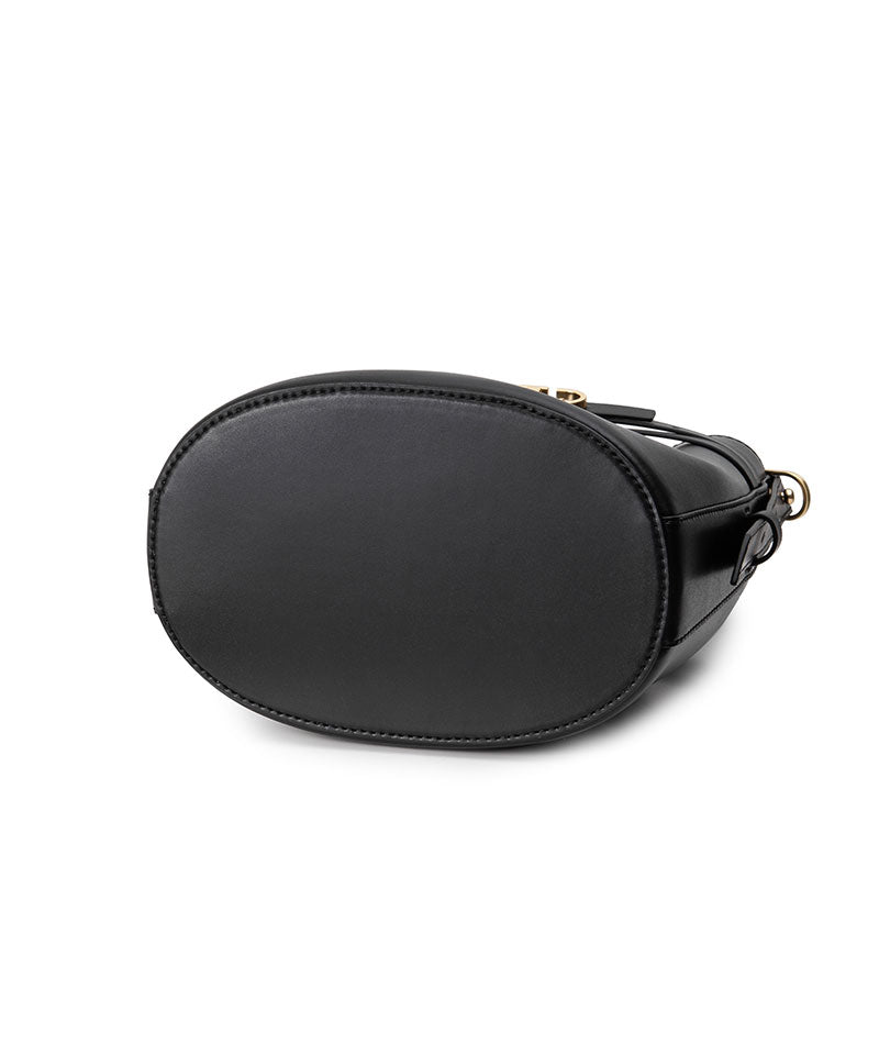 LIA MINI genuine leather mini bucket bag