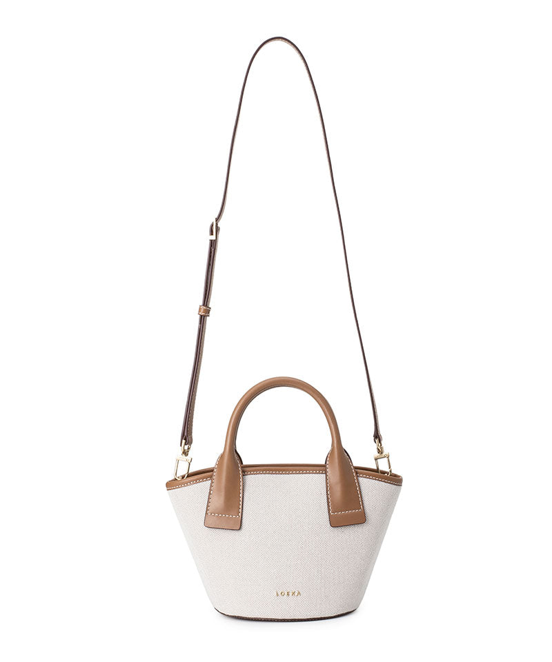 Marqueta S genuine leather 2-way tote bag