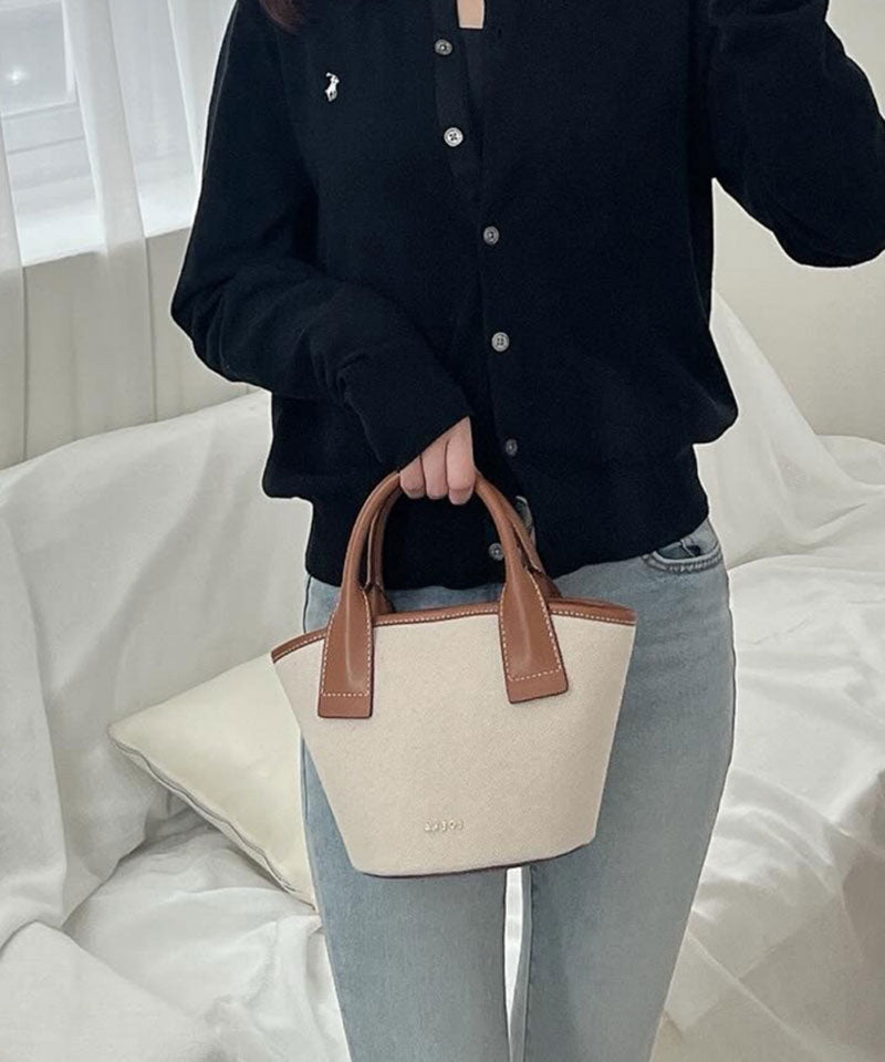 Marqueta S genuine leather 2-way tote bag