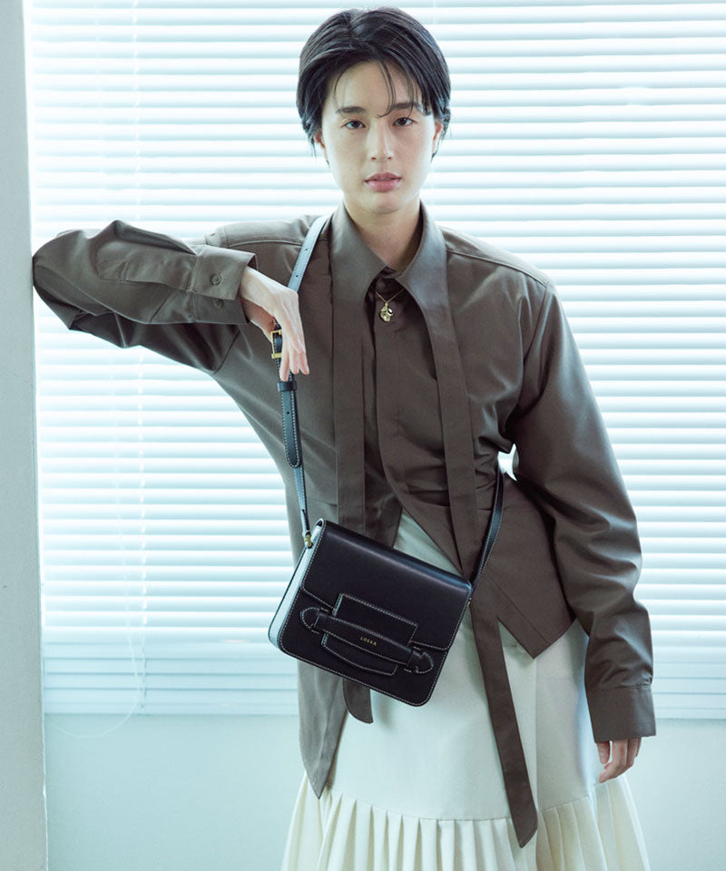 FAVE FLAP genuine leather cross bag