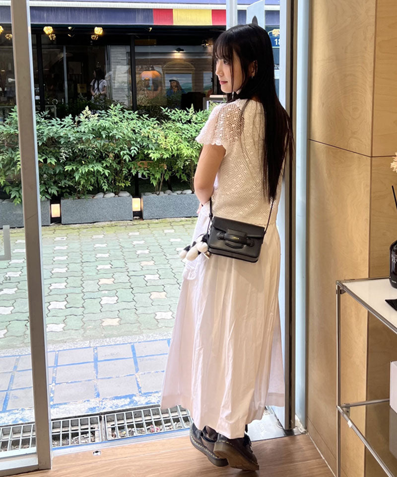 FAVE FLAP MINI genuine leather cross bag
