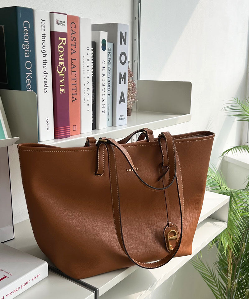 LIA genuine leather 2-way tote bag