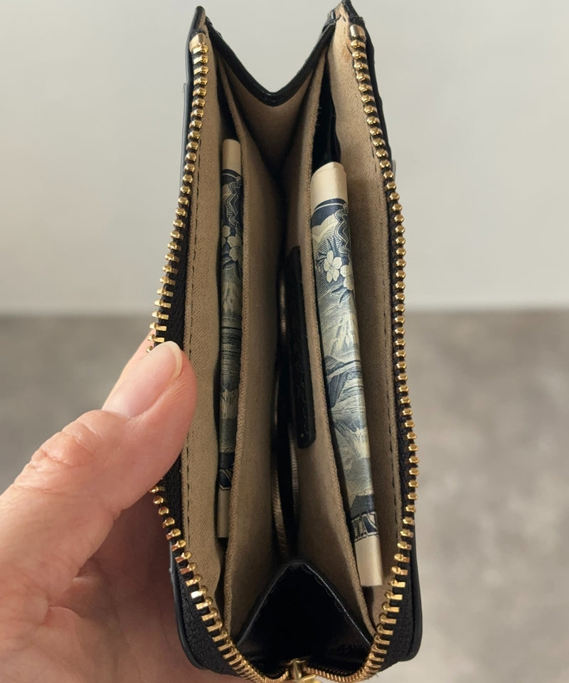 Genuine leather mini wallet, coin case, card case, mini wallet