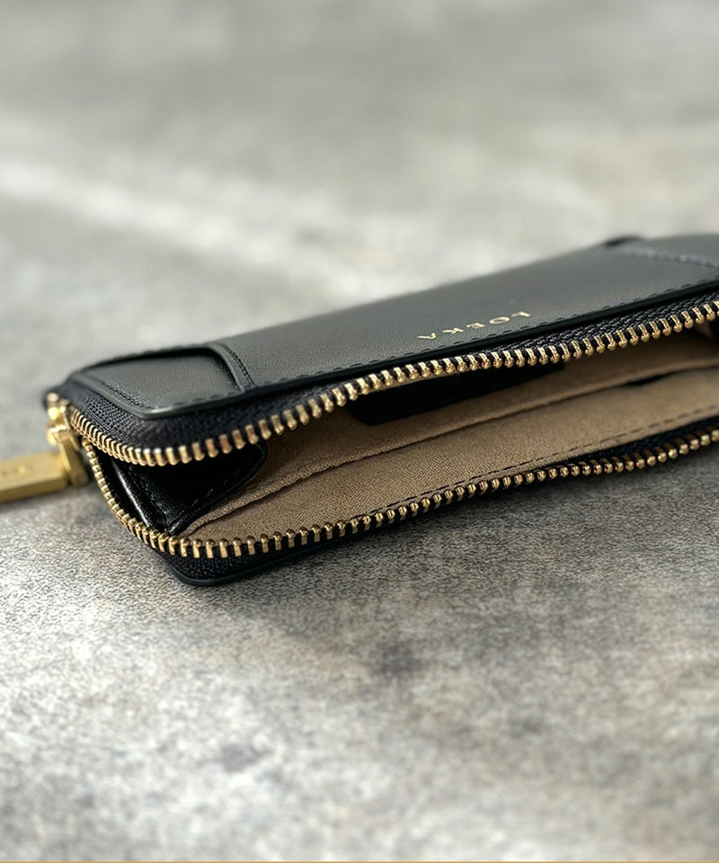 Genuine leather mini wallet, coin case, card case, mini wallet